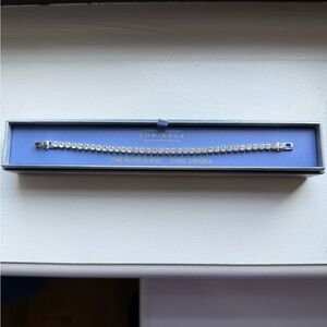 Silver Plated Cubic Zirconia Bracelet